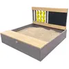 Axi Kitty Bac À Sable En Bois Avec Banc, Espace De Rangement, Jeux Du Morpion