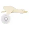 Peluche bruit blanc rechargeable oie Liva beige