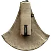 Porte bébé enfant en lin Camel