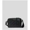Karl Lagerfeld K/Loom - Sac caméra cuir Noir 235M3006-A1M30067