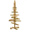 vidaXL Arbre de Noël en bois Marron 90 cm Bois massif en pin