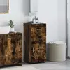 vidaXL Cabinet de salle de bain Chêne fumé 37 x 31.5 x 82 cm