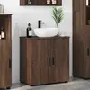vidaXL Cabinet de salle de bain Chêne marron 61 x 35 x 64 cm