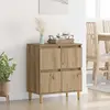 vidaXL Buffet Chêne artisanal 60 x 35 x 70 cm Bois d'ingénierie