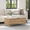 vidaXL Table basse Chêne artisanal 90 x 50 x 35 cm Bois d'ingénierie