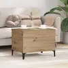 vidaXL Table basse Chêne artisanal 60 x 44,5 x 45 cm Bois d'ingénierie