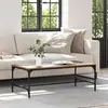 vidaXL Table basse Bois Ancien 100 x 50 x 35 cm Bois d'ingénierie