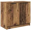 vidaXL Vidaxl Cabinet De Salle De Bain Bois Ancien 64,5 X 33,5 X 59 Cm