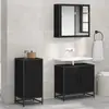 vidaXL Buffet Chêne noir 35.5 x 35 x 76 cm Bois d'ingénierie