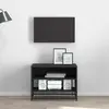 vidaXL Meuble TV Chêne noir 61 x 40 x 46 cm Bois d'ingénierie