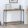 vidaXL Table console Bois ancien 101 x 30.5 x 75 cm Bois d'ingénierie