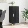vidaXL Buffet Chêne noir 34,5 x 34 x 90 cm Bois d'ingénierie