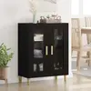 vidaXL Buffet Chêne noir 69,5 x 34 x 90 cm Bois d'ingénierie