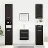 vidaXL Armoire d'évier Chêne noir 38,5 x 41 x 48 cm Bois d'ingénierie