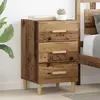 vidaXL Cabinet de chevet Bois ancien 40 x 40 x 66 cm Bois d'ingénierie