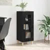 vidaXL Chêne noir 34,5 x 32,5 x 90 cm Bois d'ingénierie