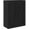 vidaXL Meuble mural Chêne noir 69,5 x 34 x 90 cm Bois d'ingénierie