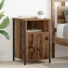 vidaXL Cabinet de chevet Bois ancien 40 x 42 x 60 cm Bois d'ingénierie