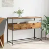 vidaXL Vidaxl Table Console Avec Tiroir Bois Ancien 100 X 40 X 75 Cm