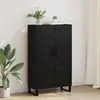 vidaXL Haut Armoire Chêne noir 69,5 x 30 x 115 cm Bois d'ingénierie
