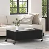 vidaXL vidaXL Table basse Chêne noir 91 x 55 x 32 cm Bois d'ingénierie