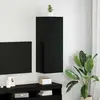 vidaXL Meuble TV mural Chêne noir 40,5 x 30 x 102 cm Bois d'ingénierie