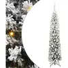 vidaXL Sapin de Noël artificiel Vert 180 cm PVC et acier et plastique