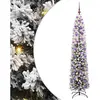 vidaXL Vidaxl Sapin De Noël Artificiel Vert Et Blanc 180 Cm Pvc