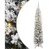 vidaXL Sapin de Noël artificiel Vert 180 cm PVC et acier et plastique