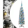 vidaXL Sapin de Noël artificiel Vert 120 cm PVC et acier et plastique