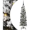 vidaXL Sapin de Noël artificiel Vert 150 cm PVC et acier et plastique