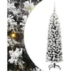 vidaXL Vidaxl Sapin De Noël Artificiel Vert Et Blanc 150 Cm Pvc