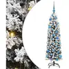 vidaXL Sapin de Noël artificiel Vert 150 cm PVC et acier et plastique