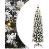 vidaXL Vidaxl Sapin De Noël Artificiel Vert Et Blanc 150 Cm Pvc