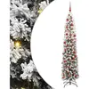vidaXL Sapin de Noël artificiel Vert 180 cm PVC et acier et plastique
