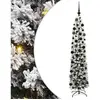 vidaXL Sapin de Noël artificiel Vert 180 cm PVC et acier et plastique