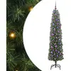 vidaXL Sapin de Noël artificiel Vert 180 cm PVC et acier et plastique