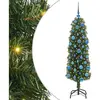 vidaXL Vidaxl Sapin De Noël Artificiel With Leds Vert 150 Cm Pvc