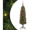 vidaXL Vidaxl Sapin De Noël Artificiel With Leds Vert 150 Cm Pvc