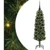 vidaXL Vidaxl Sapin De Noël Artificiel With Leds Vert 120 Cm Pvc
