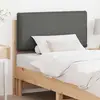 vidaXL Tête de lit capitonnée Gris Naturel et Clair 90 cm Pin massif
