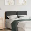 vidaXL Tête de lit capitonnée Gris Naturel et Foncé 140 cm Pin massif