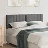 vidaXL Tête de lit capitonnée Brun et gris foncé 135 cm Pin massif