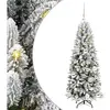 vidaXL Sapin de Noël artificiel avec 150 LED Blanc 53 x 53 x 120 cm
