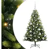 vidaXL Arbre de Noël artificiel à charnières 150 LED Vert 120 cm