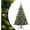 vidaXL Arbre de Noël artificiel à charnières 150 LED Vert 120 cm