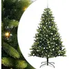 vidaXL Arbre de Noël Artificiel À Charnières 300 LEDs Vert 240 cm