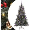 vidaXL Sapin de Noël artificiel avec 150 LED Vert 83,5 x 83,5 x 150 cm
