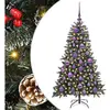 vidaXL Sapin de Noël artificiel avec 150 LED Vert 68 x 68 x 120 cm