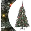 vidaXL Sapin de Noël artificiel avec 150 LED Vert 68 x 68 x 120 cm